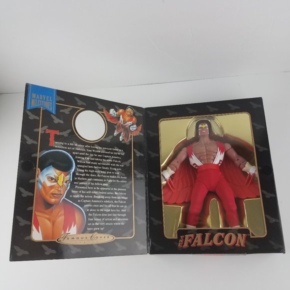 X-MEN Falcon Marvel 1998 Vintage Figure 8" ToyBiz - Picture 8 of 10